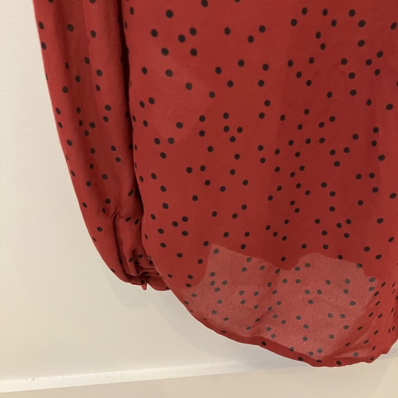 L’Agence Polka Dot Silk Blouse - Picture 12 of 16